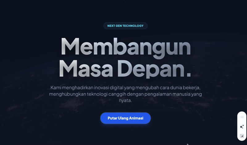 Entrance section hero demo